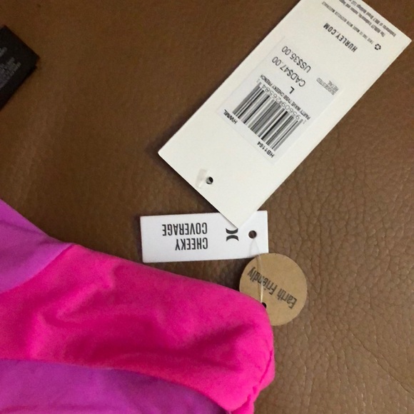 HURLEY (L) Party Wave Cheeky French swim bottom - Picture 6 of 12